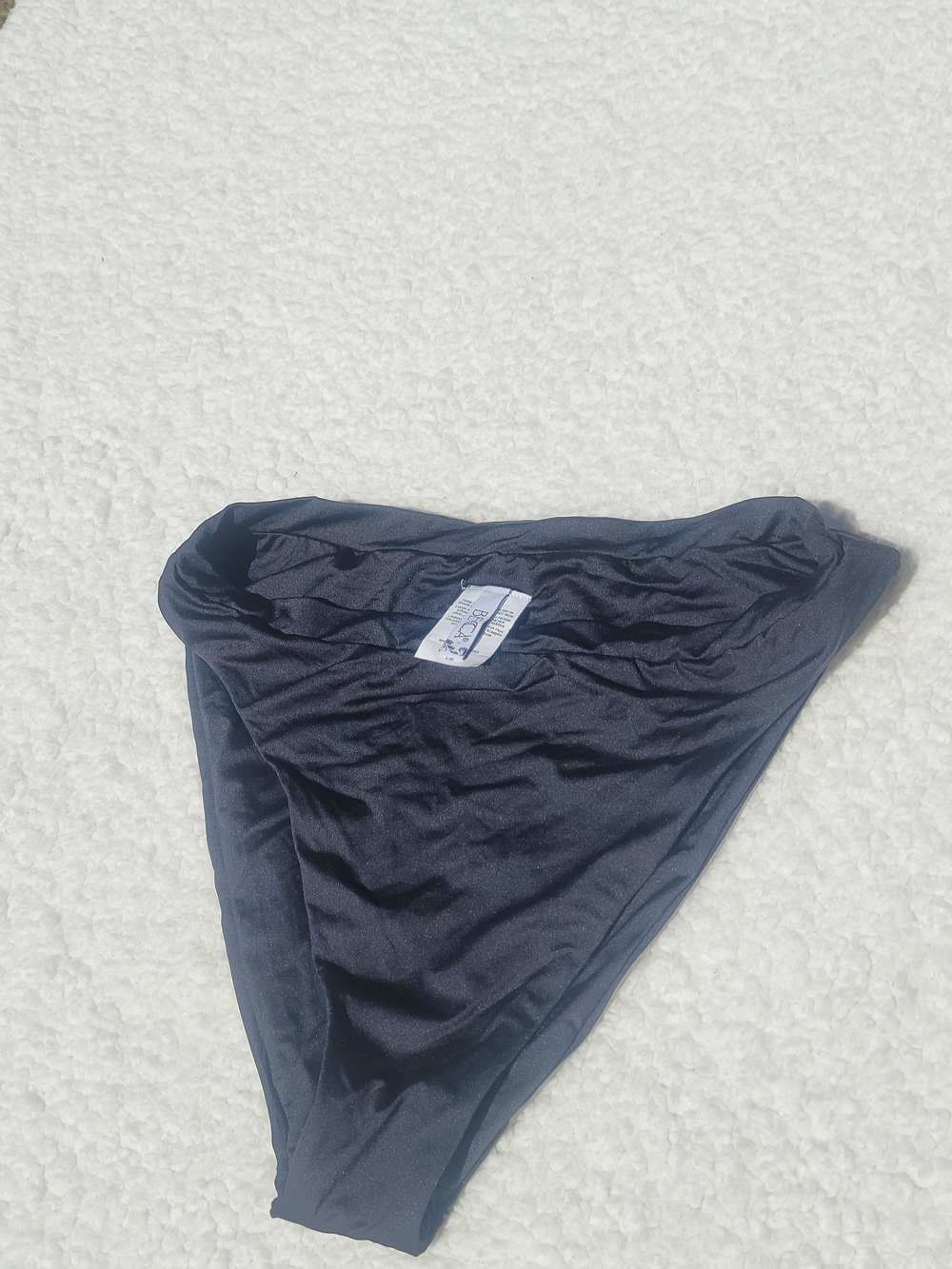 BECCA by Rebecca Virtue Black Bikini Bottoms NWOT Size Large